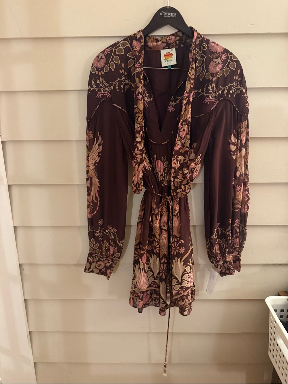 NWOT FARM Rio Bella Mini Dress NWOT Size L - Picture 5 of 8